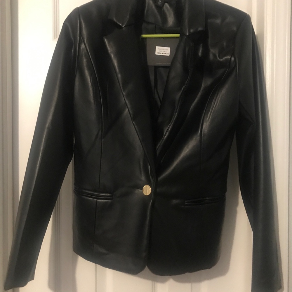 Marc New York Faux Leather Jacket Size XS!
